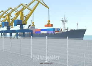 2D ограждения для морских и речных портов в Москве
