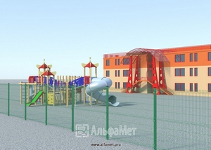 2D ограждения для школ и детских садов в Москве