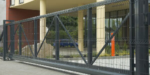 Ворота откатные для 2D и 3D ограждений в Москве
